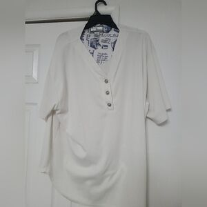Richard Simmons 24w white shirt